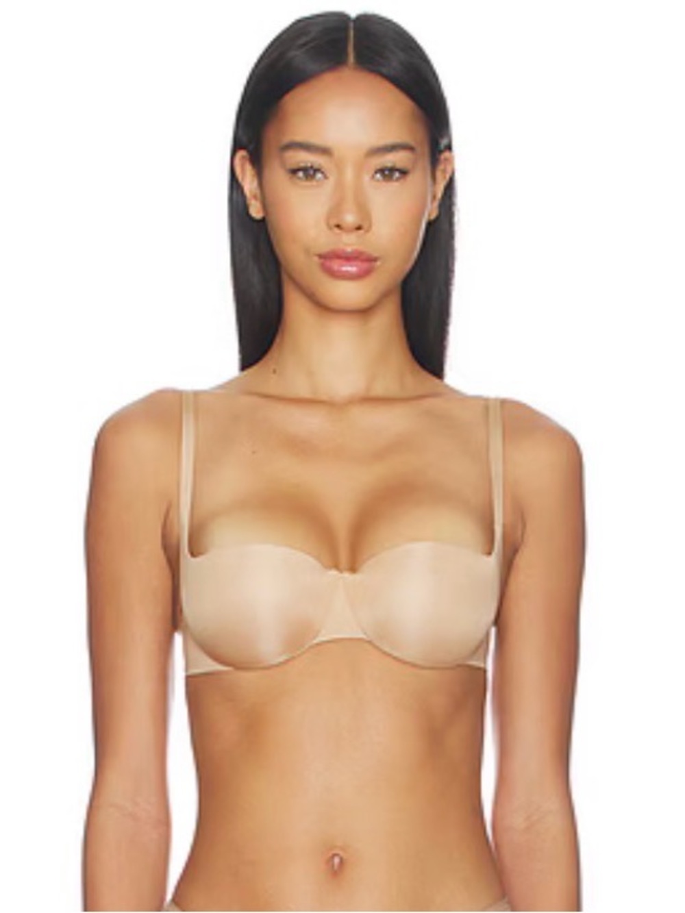 SKIMS Strapless Push-Up Bra in Nude